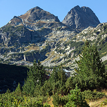Landscape with Malyovitsa peak, Rila Mountain, Bulgaria