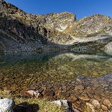 Amazing panorama Elenski lakes and Malyovitsa peak, Rila Mountain, Bulgaria