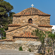 Antique Church of Panagia Ekatontapiliani in Parikia, Paros island, Cyclades, Greece