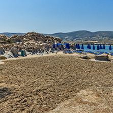 Clean Waters and  rock formations of kolymbithres beach, Paros island, Cyclades, Greece