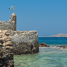 Venetian fortress in Naoussa town, Paros island, Cyclades, Greece
