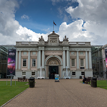 LONDON, ENGLAND - JUNE 17 2016: National Maritime Museum in Greenwich, London, England, Great Britain