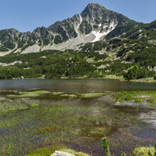 Fish lakes and Sivrya peak, Pirin Mountain, Bulgaria
