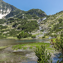 Fish lakes and Sivrya peak, Pirin Mountain, Bulgaria