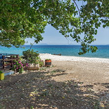 beach of town of Poros, Kefalonia, Ionian Islands, Greece