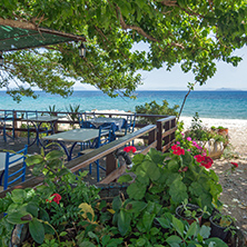 beach of town of Poros, Kefalonia, Ionian Islands, Greece