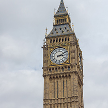 LONDON, ENGLAND - JUNE 19 2016: Cityscape of Westminster Palace and Thames River, London, England, United Kingdom