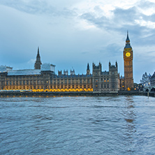 Houses of Parliament with Big Ben, Westminster Palace, London, England, Great Britain