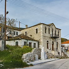 Street in the village of Theologos,Thassos island, East Macedonia and Thrace, Greece