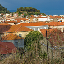 Amazing Panoramic view of Nafpaktos town, Western Greece