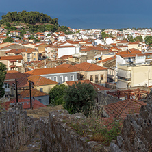 Amazing Panoramic view of Nafpaktos town, Western Greece