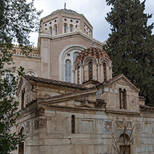 Amazing view of Agios Eleftherios church in Athens, Attica, Greece