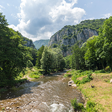 Amazing view of Jerma River Gorge in Vlaska Mountain, Dimitrovgrad region, Serbia