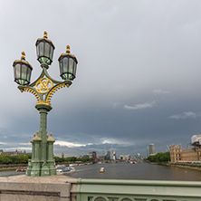 LONDON, ENGLAND - JUNE 16 2016: Houses of Parliament, Westminster Palace, London, England, Great Britain