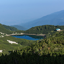 Amazing view with clear sky of  Sinanitsa lake, Pirin Mountain, Bulgaria