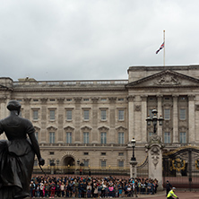 LONDON, ENGLAND - JUNE 17 2016: Buckingham Palace London, England, Great Britain