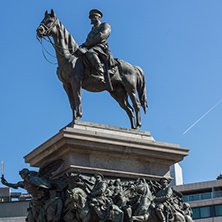 SOFIA, BULGARIA - APRIL 1, 2017: Monument to the Tsar Liberator in Sofia, Bulgaria