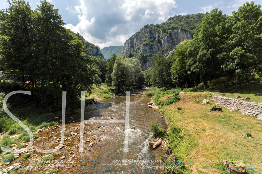 Amazing view of Jerma River Gorge in Vlaska Mountain, Dimitrovgrad region, Serbia