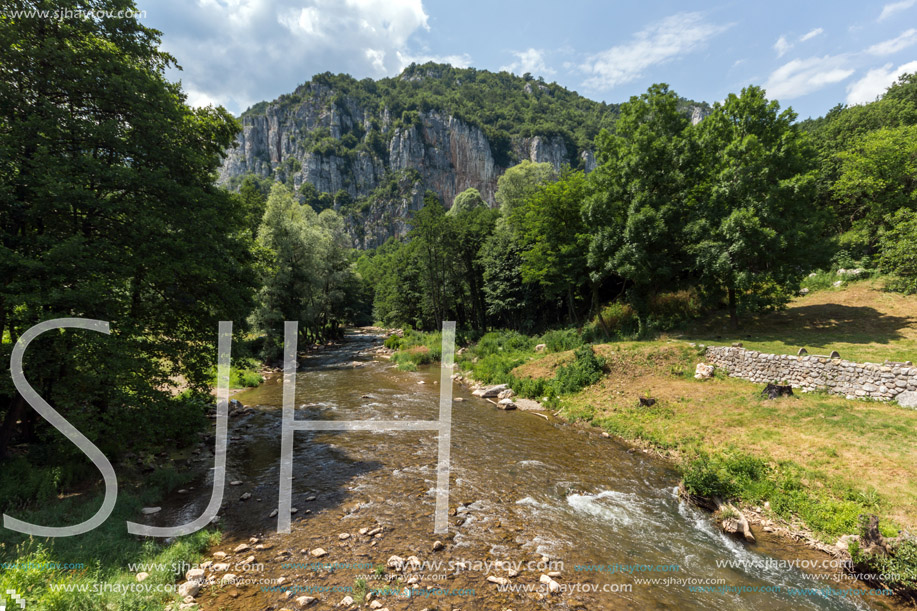 Amazing view of Jerma River Gorge in Vlaska Mountain, Dimitrovgrad region, Serbia