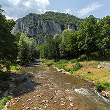 Amazing view of Jerma River Gorge in Vlaska Mountain, Dimitrovgrad region, Serbia