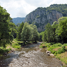 Amazing view of Jerma River Gorge in Vlaska Mountain, Dimitrovgrad region, Serbia