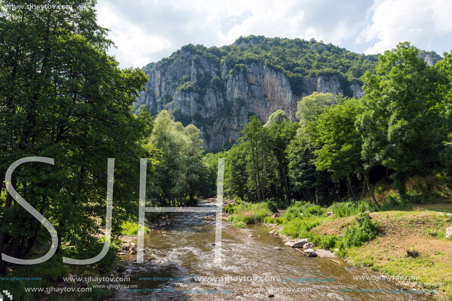 Amazing view of Jerma River Gorge in Vlaska Mountain, Dimitrovgrad region, Serbia