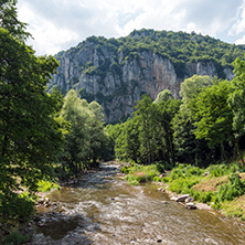 Amazing view of Jerma River Gorge in Vlaska Mountain, Dimitrovgrad region, Serbia