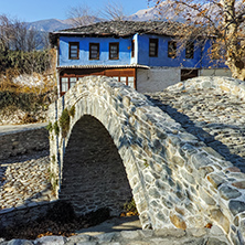 Old house in village of Moushteni near Kavala, East Macedonia and Thrace, Greece