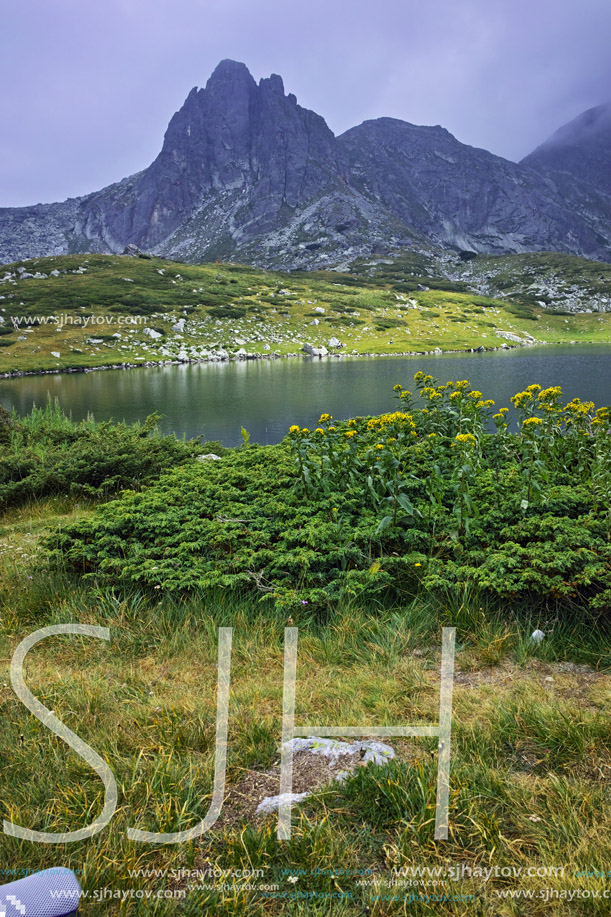 Amazing landscape of The Twin lake, The Seven Rila Lakes, Bulgaria