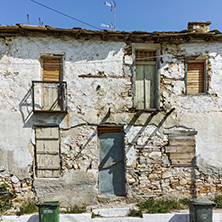 Old houses in Skala Kallirachis, Thassos island, East Macedonia and Thrace, Greece