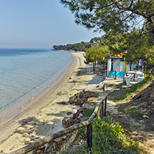 Amazing view of beach in Thassos island, East Macedonia and Thrace, Greece