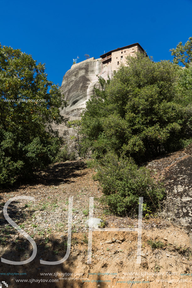 Orthodox Monastery of St. Nicholas Anapausas in Meteora, Thessaly, Greece