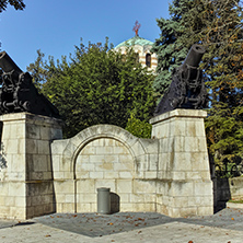 PLEVEN, BULGARIA - 20 SEPTEMBER 2015: St. George the Conqueror Chapel Mausoleum, City of Pleven, Bulgaria
