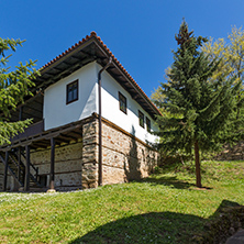 TEMSKI MONASTERY, SERBIA - 16 APRIL 2016: View of Temski monastery St. George, Pirot Region, Republic of Serbia