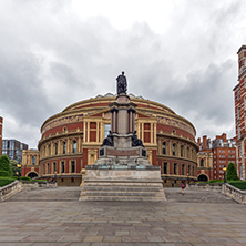 LONDON, ENGLAND - JUNE 18 2016: Amazing view of Royal Albert Hall, London, Great Britain