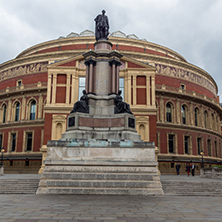 LONDON, ENGLAND - JUNE 18 2016: Amazing view of Royal Albert Hall, London, Great Britain