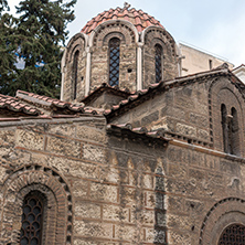 ATHENS, GREECE - JANUARY 20 2017:  Church of Panaghia Kapnikarea in Athens, Attica, Greece