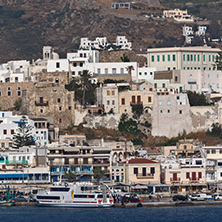Panoramic view of Naxos Island, Cyclades, Greece