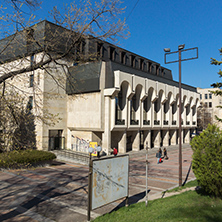 SHUMEN, BULGARIA - APRIL 10, 2017:  Drama Theatre Vasil Drumev in city of Shumen, Bulgaria