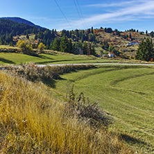 Amazing autumn view near village of Gela, Rhodope Mountains, Bulgaria