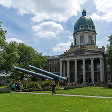 LONDON, ENGLAND - JUNE 19 2016: Amazing view of Imperial War Museum, London, England, United Kingdom