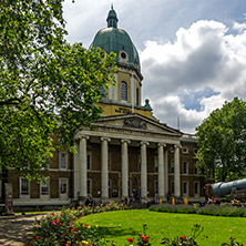 LONDON, ENGLAND - JUNE 19 2016: Amazing view of Imperial War Museum, London, England, United Kingdom