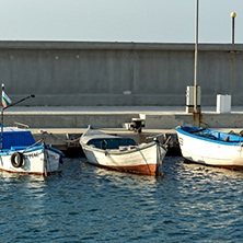 CHERNOMORETS, BULGARIA - AUGUST 16, 2017:  Amazing Seascape of port of Chernomorets, Burgas region, Bulgaria