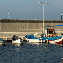 CHERNOMORETS, BULGARIA - AUGUST 16, 2017:  Amazing Seascape of port of Chernomorets, Burgas region, Bulgaria