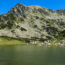 Amazing Panorama with Prevalski lakes and Valyavishki chukar peak, Pirin Mountain, Bulgaria