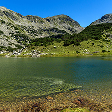 Amazing Panorama with Prevalski lakes and Mozgovishka pass, Pirin Mountain, Bulgaria