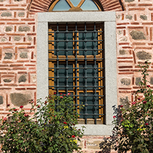 Window of Dzhumaya Mosque in city of Plovdiv, Bulgaria