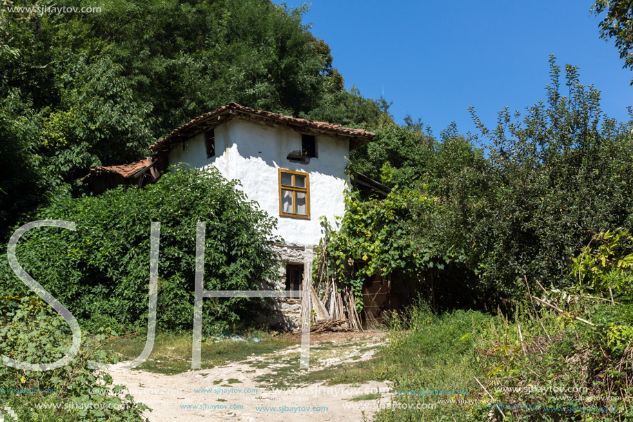 Old houses in village of Rozhen, Blagoevgrad region, Bulgaria
