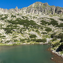 Amazing landscape with Dzhangal peak and Samodivski lakes, Pirin Mountain, Bulgaria