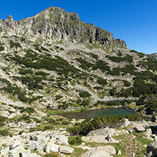 Landscape with Dzhangal peak and Samodivski lakes, Pirin Mountain, Bulgaria